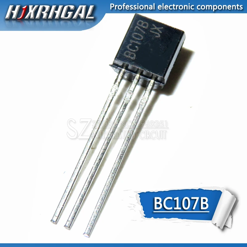 10 шт. транзистор BC107 TO92 TO 92 C107 B новый и оригинальный HJXRHGAL|Интегральные схемы| |