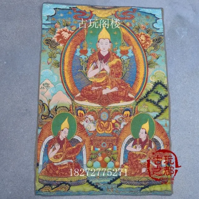 

Chinese Boutique collection the Thangka embroidery Buddhist diagram