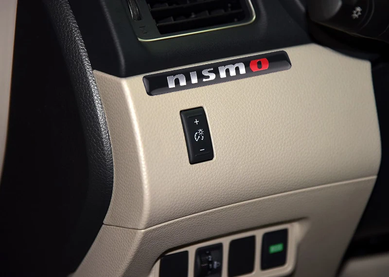 Новинка 5 шт. наклейка NISMO для мотоспорта автомобилей Nismo Nissan Qashqai Juke X trail Tiida Teana