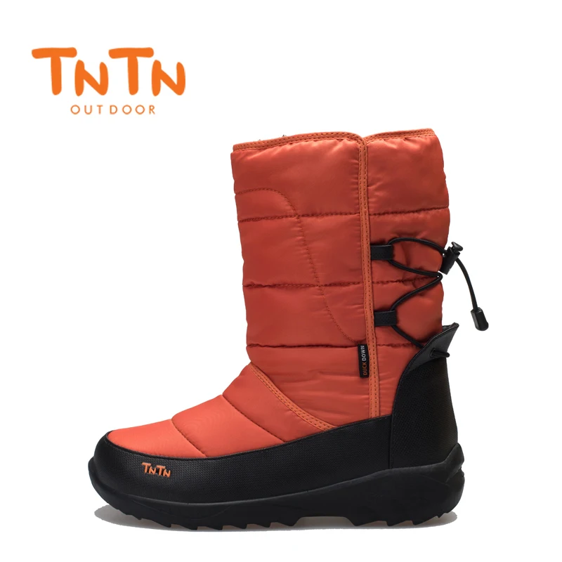 

TNTN 2022 Outdoor Winter Snow boots Hiking waterproof men and women Fleece Shoes cotton Warm boots For Women