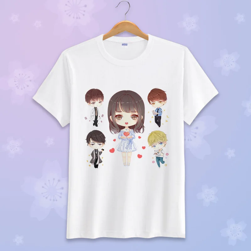 Игра любовь и продюсер косплей футболка s игра cos для мужчин женщин футболки Мода