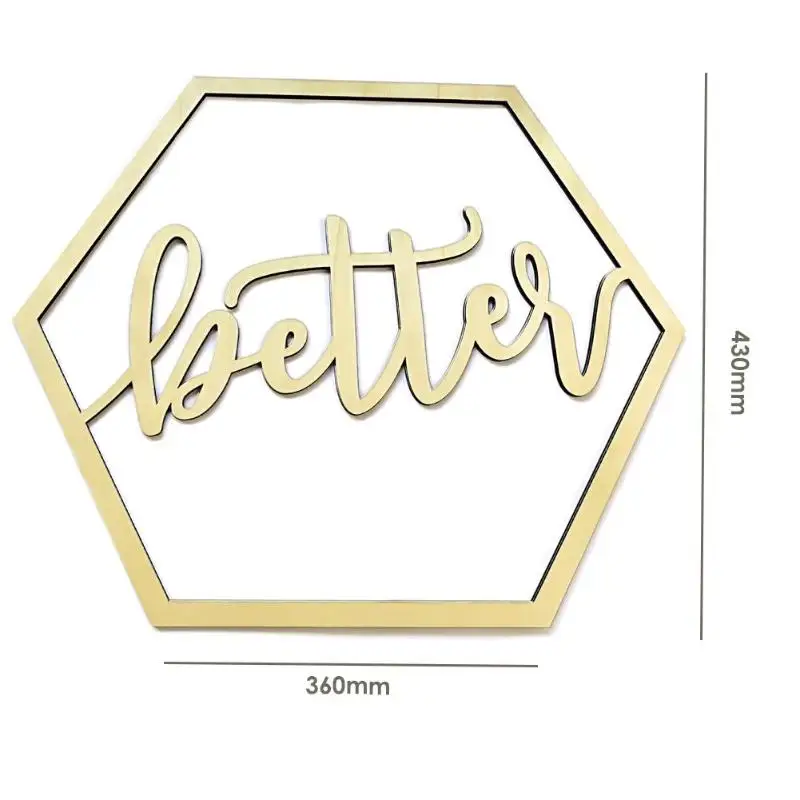 2pcs Wooden Ribbon Wedding Chair Signs DIY Wedding Engagement Party Decoration Bride&Groom/Mr&Mrs/Better&Together Wedding Decor