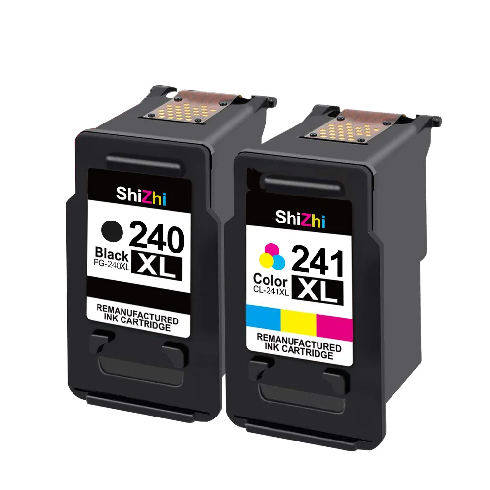 Black x1 color x1 SHIZHI чернильный картридж совместимый для PG 240XL CL 241xl для Canon PIXMA MG3620 MG3520 MG3220 MG2220 MG2120 MX532 MX472 432 принтер - Цвет: Black x1 color x1