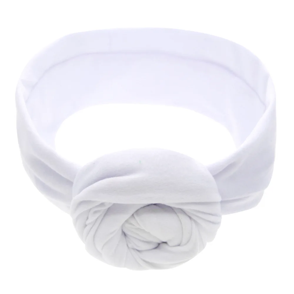 2018 new 1ps only New Flower head band elastic cotton Kids headwrap Floral bead turban Newborns shower gift Newborn headbands | Детская