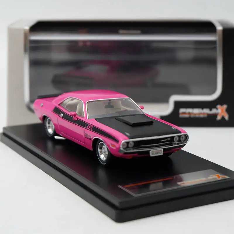IXO Premium X 1:43 для Dodge Challenger T/A 1970 Pink PRD408J Ограниченная серия Коллекционная Смола авто