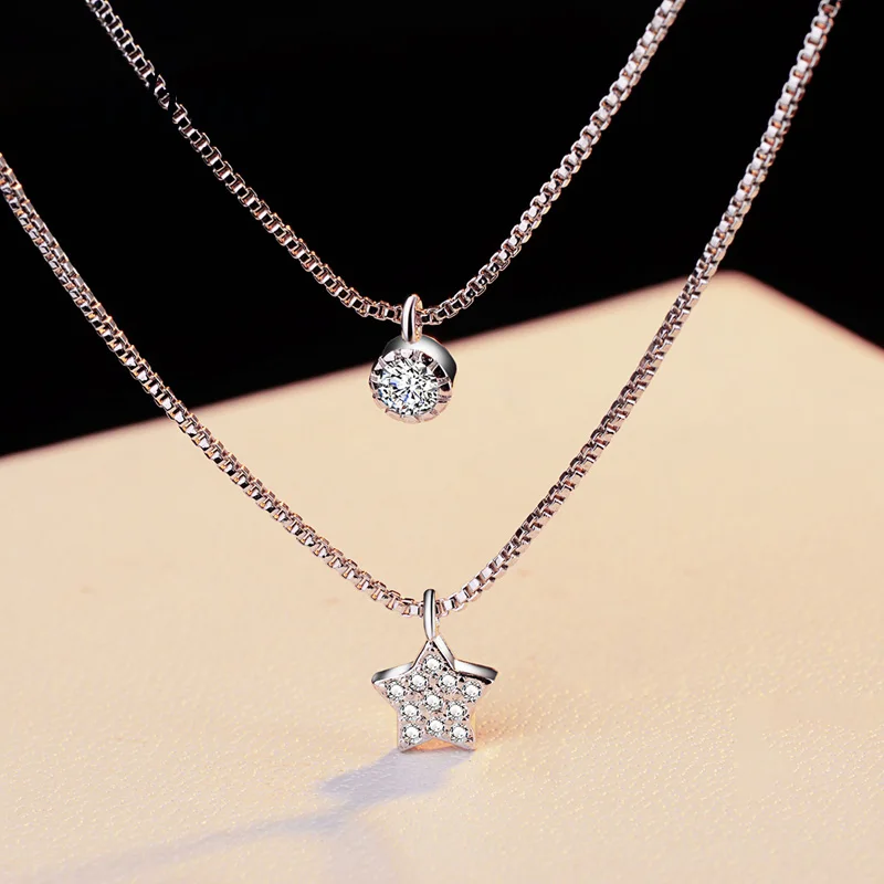 Женское Ожерелье-чокер из серебра 925 пробы с фианитами | Украшения и аксессуары