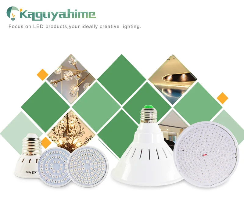 Kaguyahime 3~15W LED Grow Light E27 110V 220V LED Growth Bulb Lamp Full Spectrum 3W 4W 9W Indoor Plant Lighting UV Hydroponics