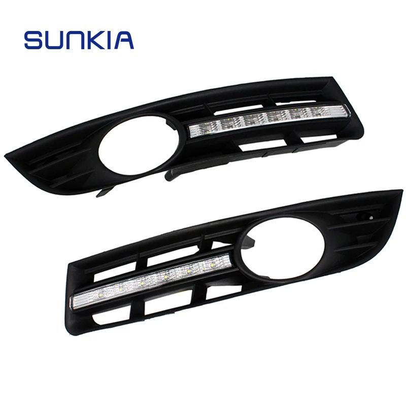 Дневные ходовые огни SUNKIA для Volkswagen VW Passat B6 2007 2011 12 В дневные огни|daytime running lights|fog