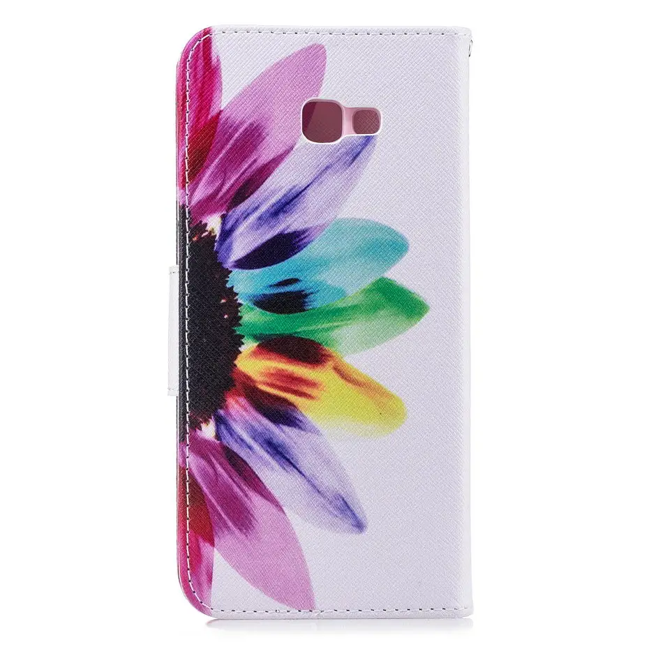 Чехол desyner для Samsung Galaxy J4 Plus флип чехол телефона из искусственной кожи 2018 J415F J415 SM