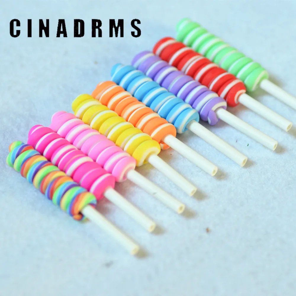 Новое поступление мягкая глина 9*53 мм сладости из мягкой глины украшение для