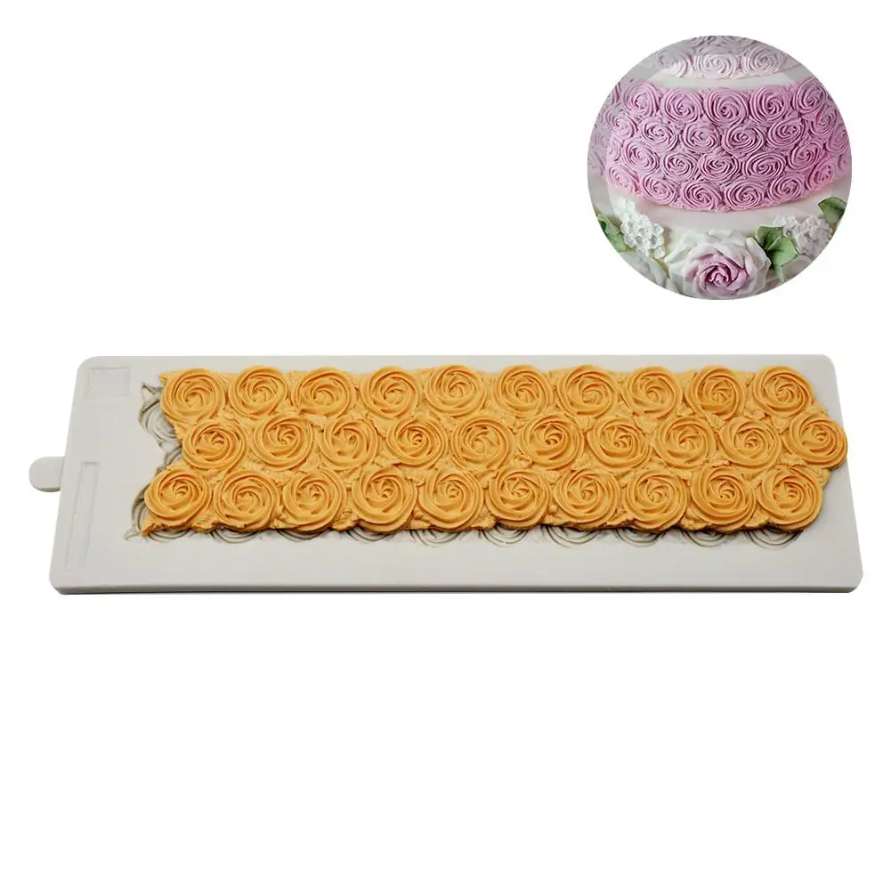 Помадка в форме розы Силиконовые формы для сахара торт украшения кекс фигурки