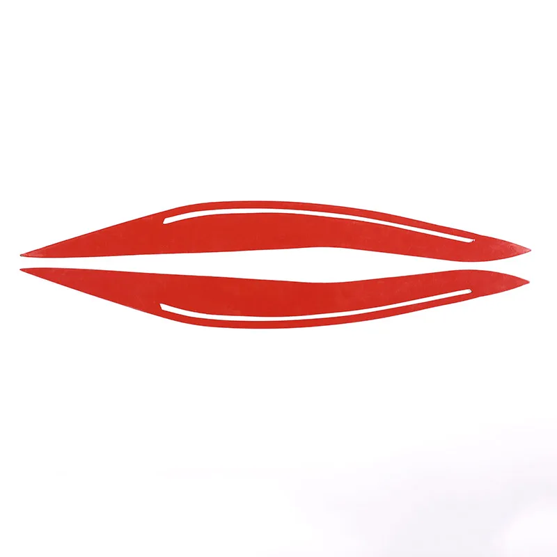 Передние противотуманные фары из углеродного волокна 2 шт. декоративные полоски