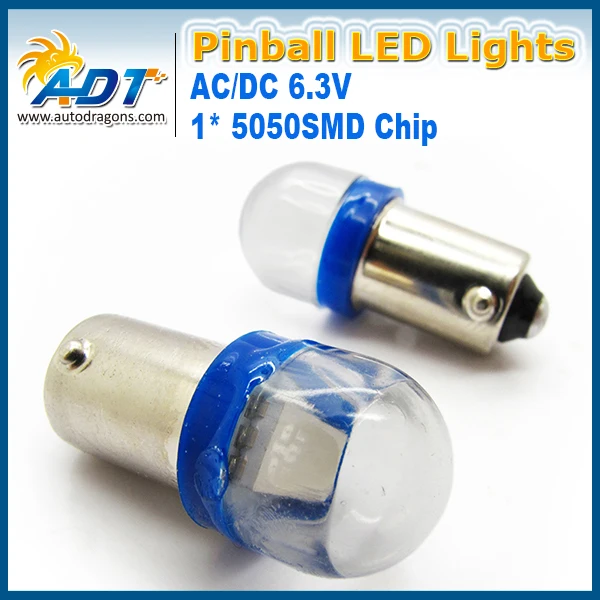 200 шт. #44 #47 Ba9s Bayonet 6 3 V AC/DC 5050SMD прозрачный круглый колпачок супер яркий не щелкающий