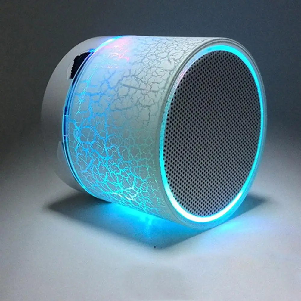 Светодиодный мини Портативный Беспроводной Bluetooth Динамик на открытом воздухе USB