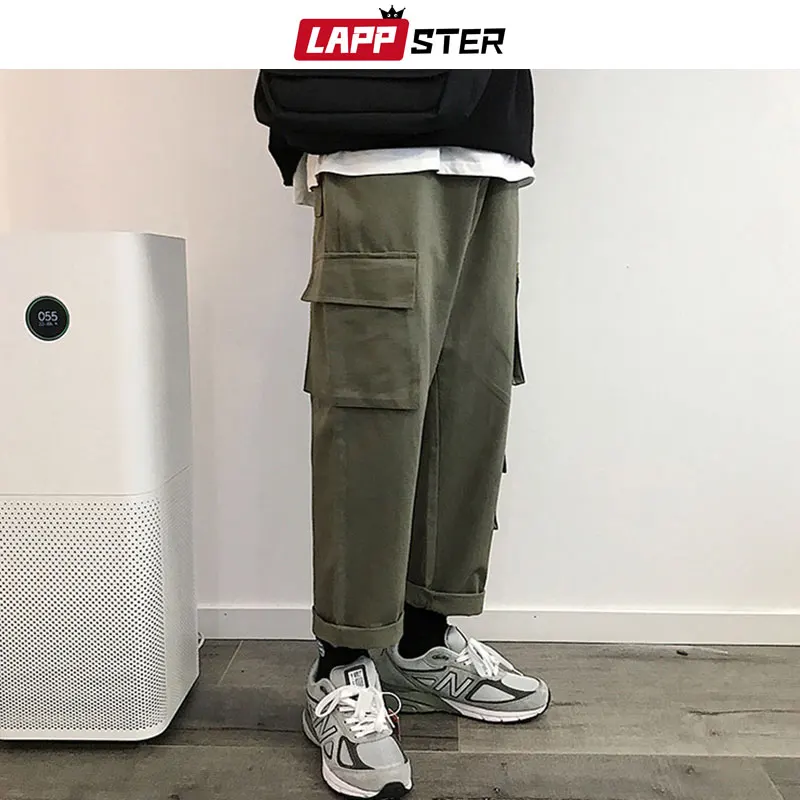 LAPPSTER Японская уличная одежда брюки карго мужчины 2020 комбинезоны s спортивные с