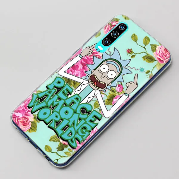 07 Силиконовый мягкий чехол Рик и Морти для huawei P30 P30 Pro P10 P20 Lite P Smart Plus View 20, чехол из ТПУ - Цвет: 07