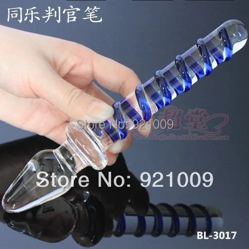 CPAM free shipping hot sale glass sex products anal penis adult toy 23CM hand made pyrex dildo | Красота и здоровье