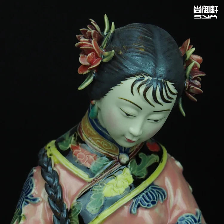В стиле кукол Shiwan master of fine ladies древние фигурки украшенные женские керамические