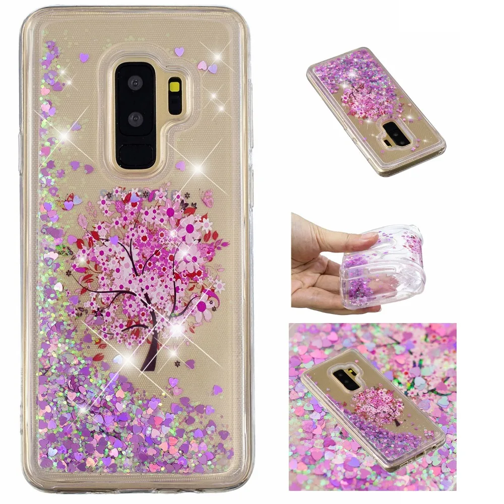 Cute Unicorn Marble Glitter Star Dynamic Liquid Quicksand Case For Samsung Galaxy A6 Plus A8 J6 2018 A5 2017 J3 2016 Back Cover |