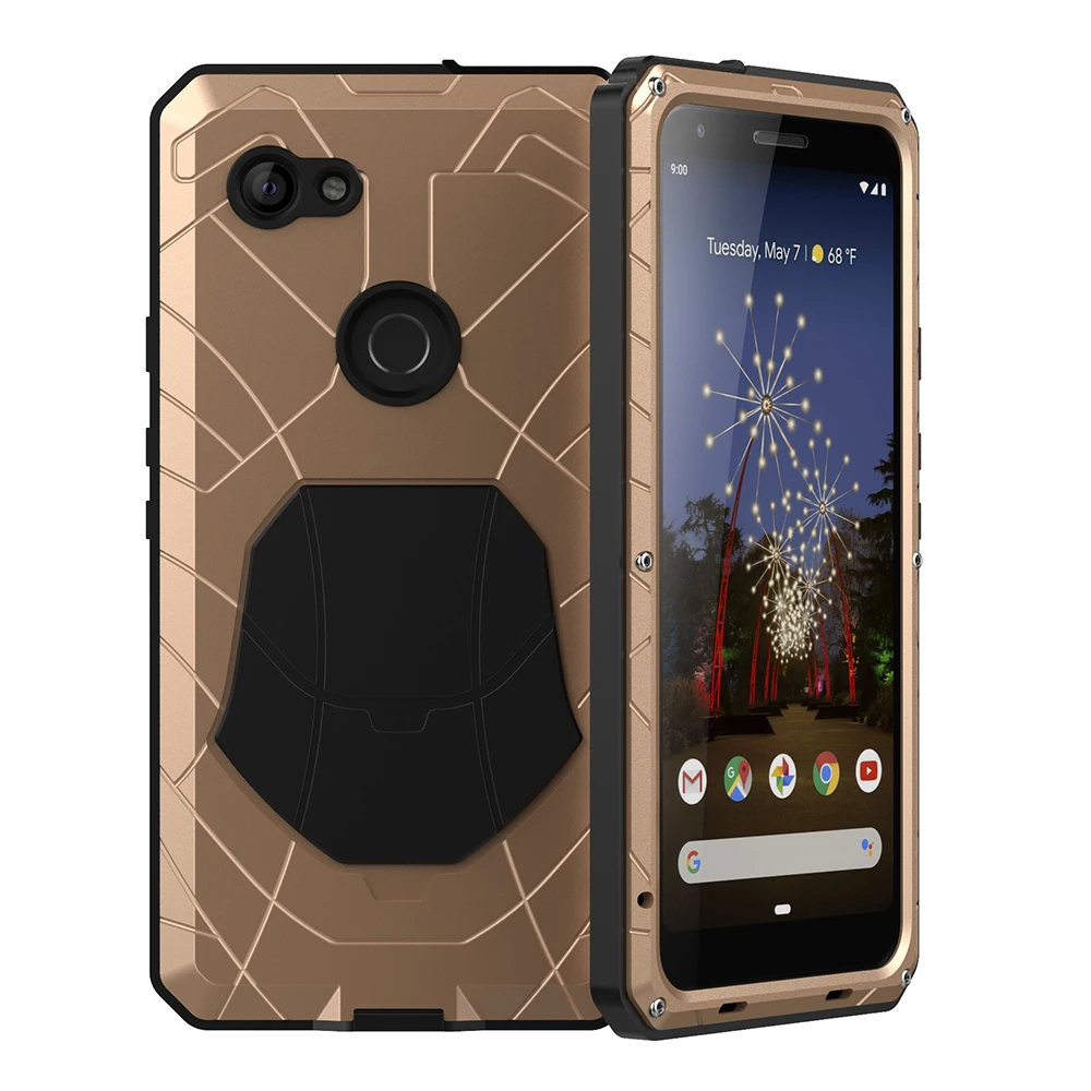 Для Google Pixel 3A 3A XL чехол жесткий алюминиевый металлический Закаленное стекло Защитная крышка для Google Pixel 4 4XL защитный чехол