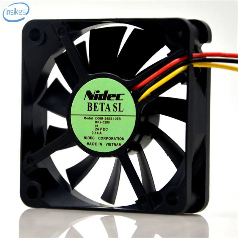 D06R 24SS1 05B Ультра тихий вентилятор охлаждения инвертора DC 24V 0.14A 6015 6 см 60*60*15 мм 3