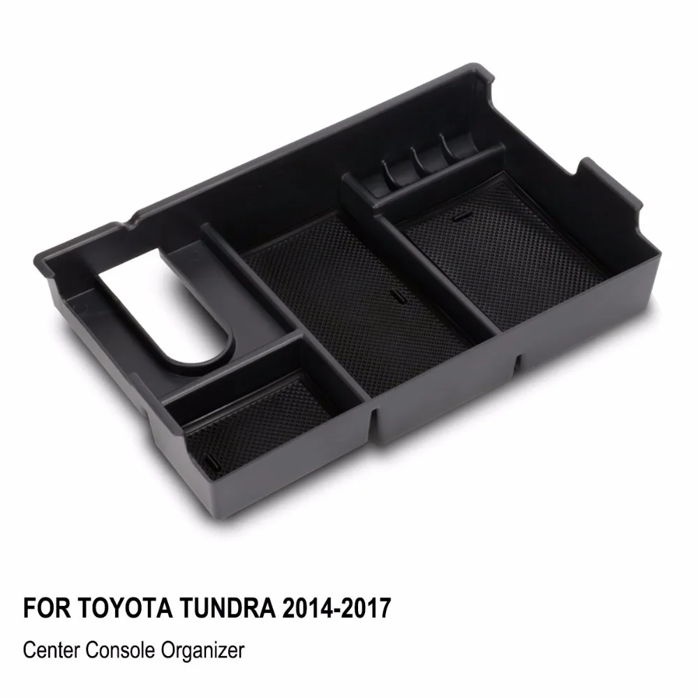 Подлокотник ящик для хранения для Toyota Tundra 07-19 для Toyota Sequoia 2008- центральная консоль поддон для перчаток держатель чехол автомобильный Органайзер