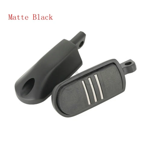 Matte Black Стримлайнер стиль Подножки для Harley Dyna Heritage Softail Fatboy FLST FLH Touring Electra Street Glide Road King - Цвет: Matte Black