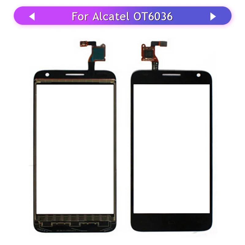 5 шт. сенсорный экран для Alcatel OneTouch Idol 2 Mini S OT6036 6036A 6036Y сенсорная панель стекло