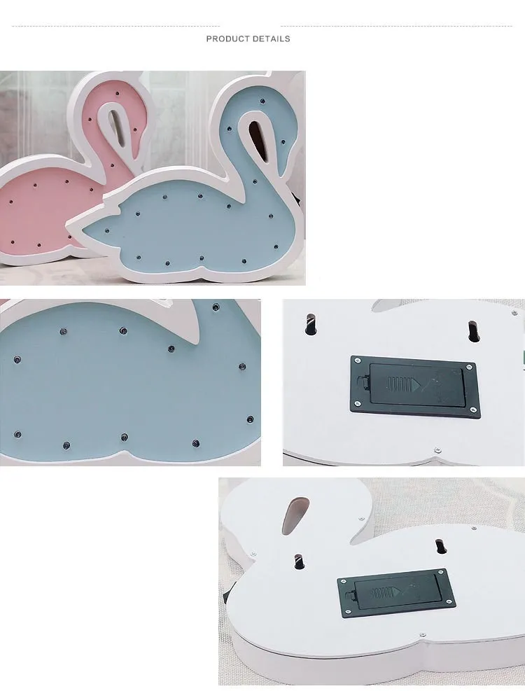 Горячая продажа домашний декор кулон ночник креативный мультфильм Деревянный