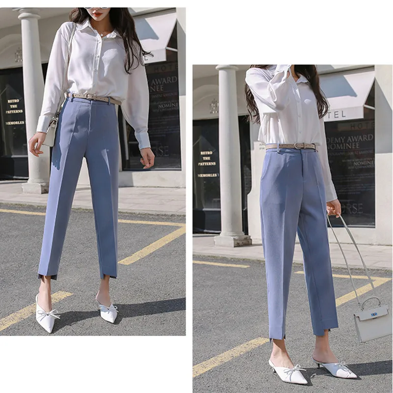 Деловые женские брюки большие размеры прямые в офисном стиле для работы новая