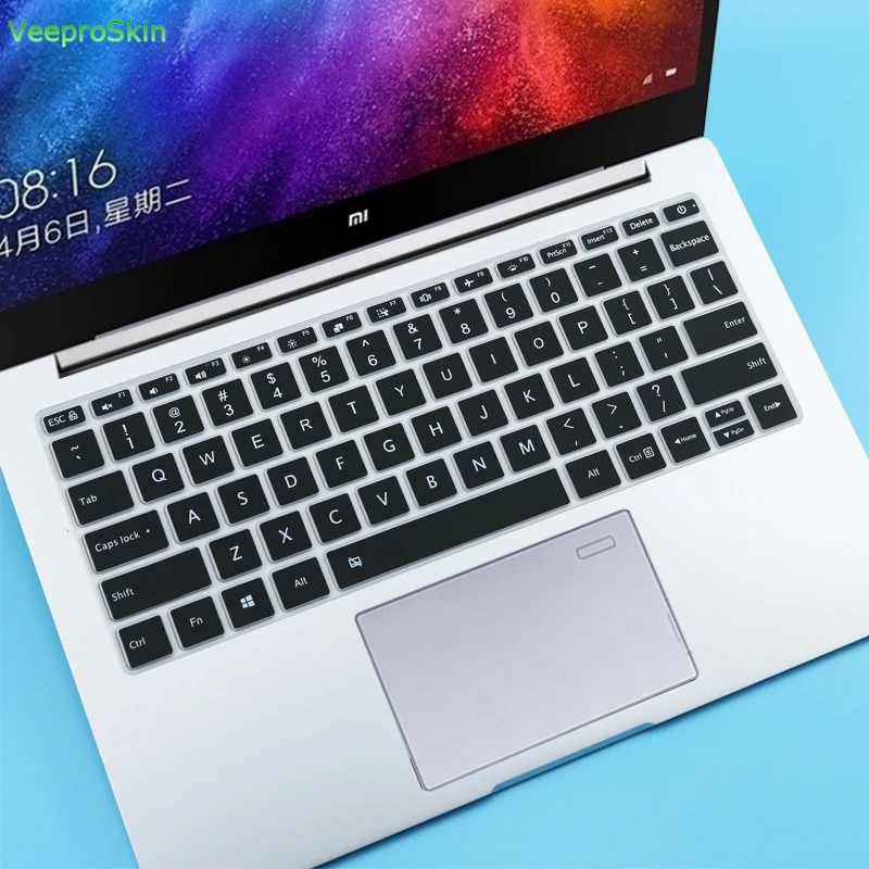 Силиконовый чехол для клавиатуры Xiaomi Mi Air 13 3 дюйма Mibook ноутбук дюймовый защитный