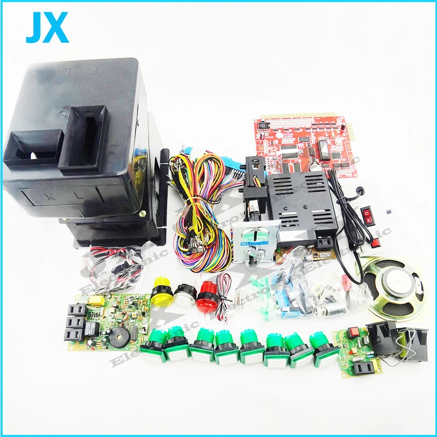 Набор игровых аркадных игр сделай сам игровой набор с 7X печатной платой Coinhopper