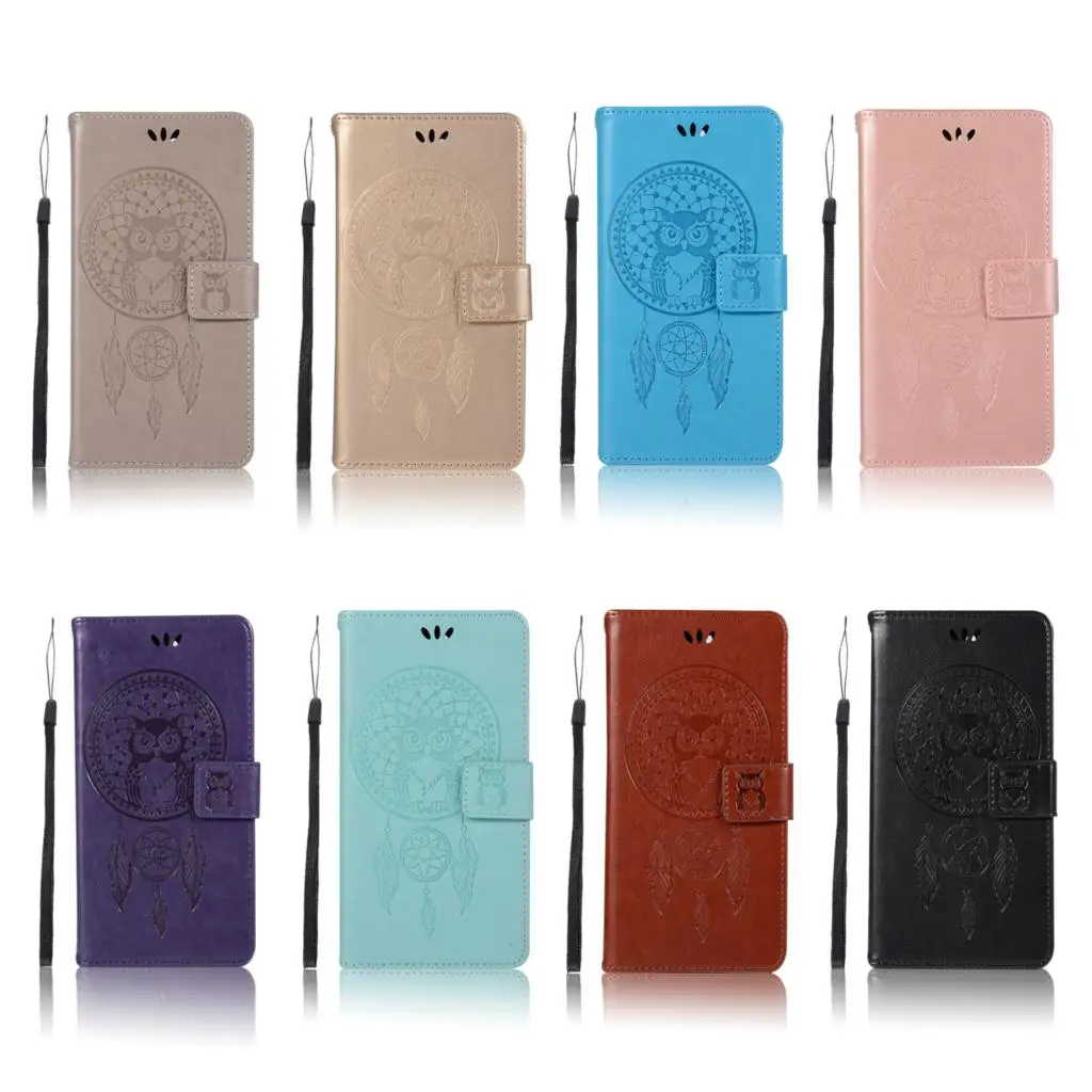 Сова Тиснением Бумажник чехол для huawei Y6 кожаный откидная крышка SCL-U21/U31 SCL-L21 SCL-L32