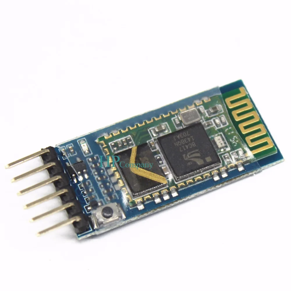 1 шт. HC05 HC 05 master slave 6pin мастер машина встроенным Bluetooth серийный сквозной модуль