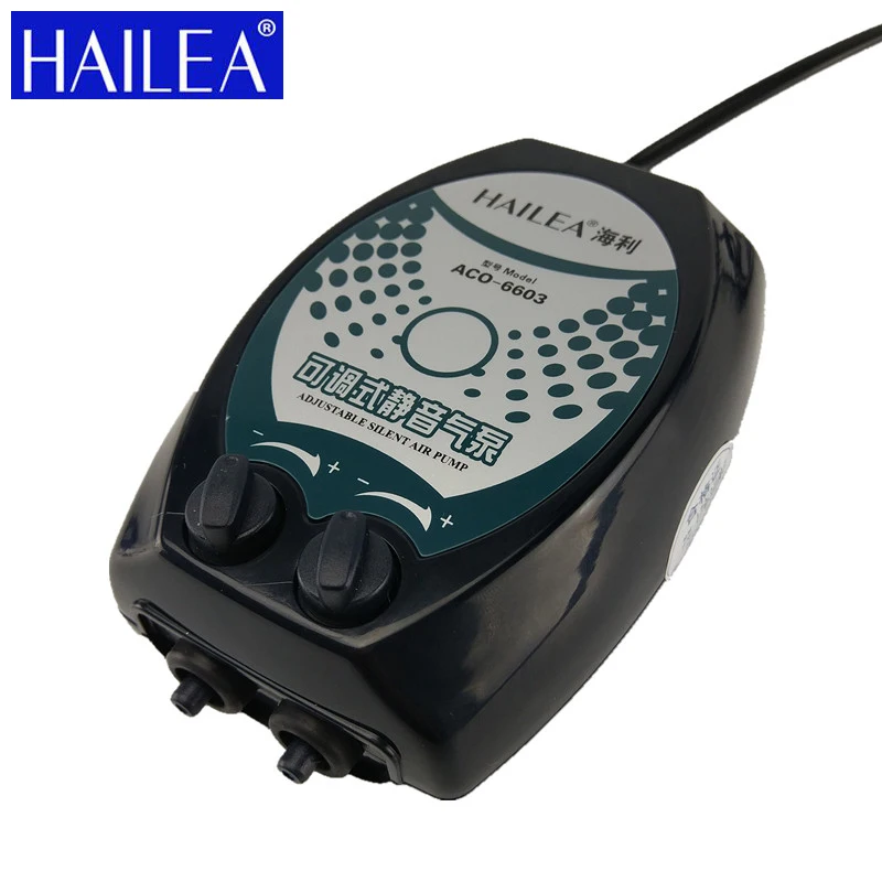 Hailea воздушные насосы для аквариума кислородный насос 2 Вт 5 3 4 1/2 выхода