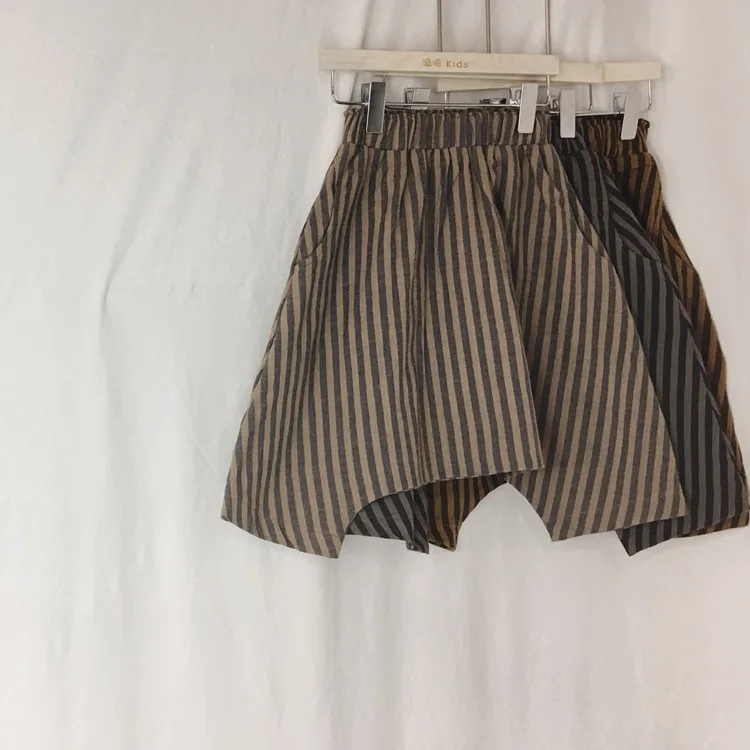 2018 летние винтажные штаны для маленьких мальчиков и девочек в Корейском стиле