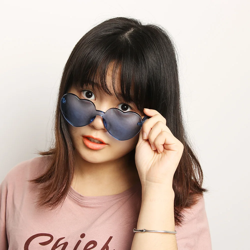 1 Pcs Trendy Heart Sunglasses Women Cat Eye Sun Glasses Retro Love Shaped Ladies Shopping Sunglass UV400 | Автомобили и мотоциклы