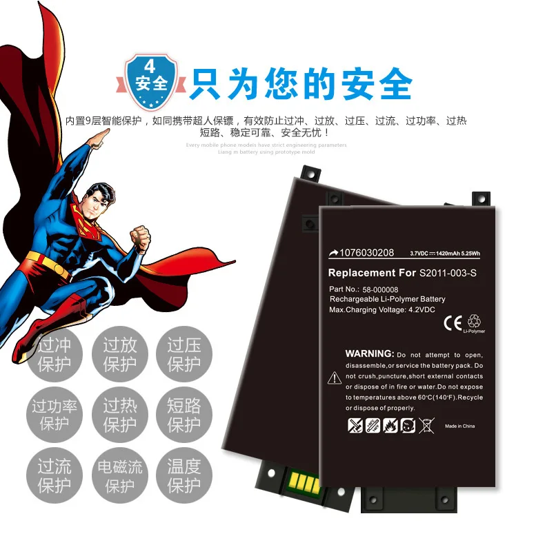 Замена батареи ISUN для kindle PaperWhite S2011-003-S 58-000008 MC-354775-03 DP75SD1 аккумулятор с