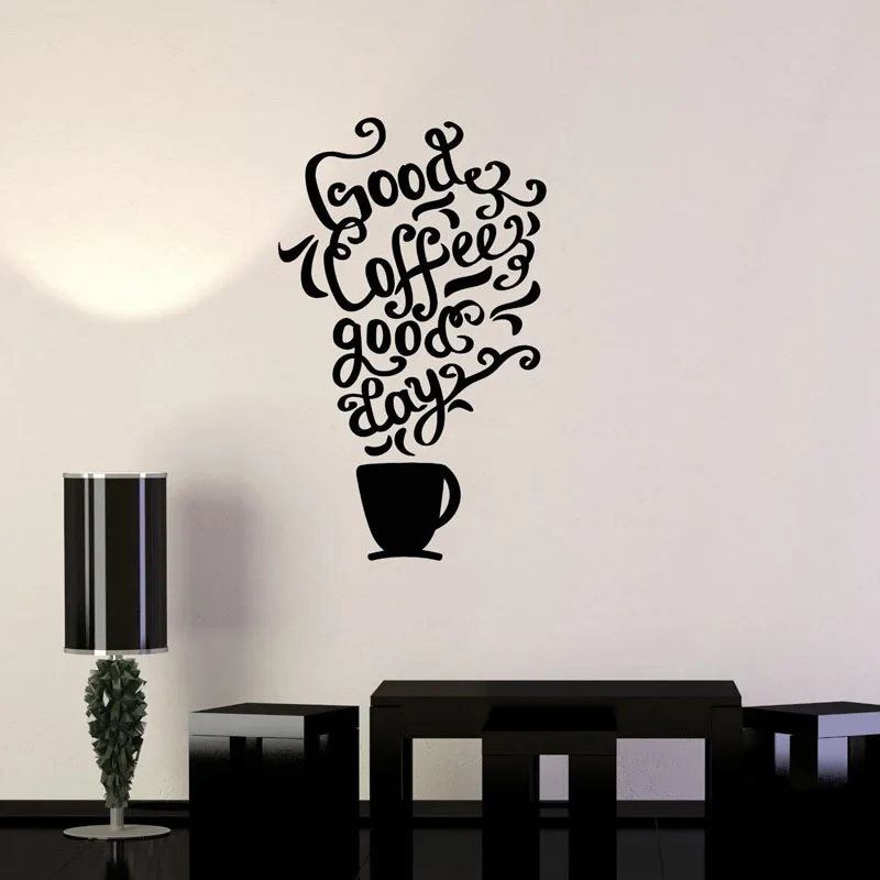 Креативная кухонная Настенная Наклейка для ресторана кофе Художественная