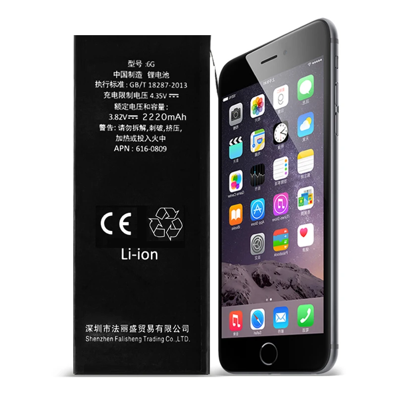 2020 100% оригинальный новый аккумулятор для iPhone 6 6G 0 циклов i6 сменный с