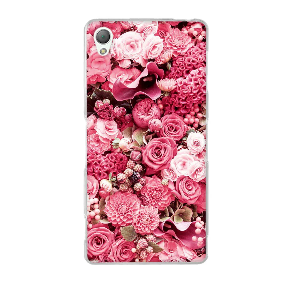 Чехол с рисунком для Sony Xperia Z3 5 2 дюйма мягкий силиконовый чехол z3 задняя крышка Z