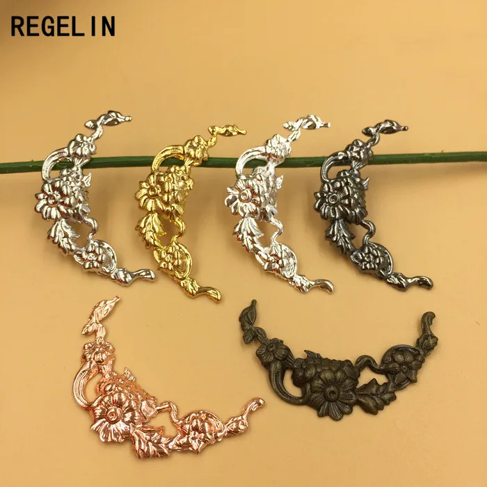 REGELIN винтажные медные Подвески в форме цветка 20 шт./лот для самостоятельного