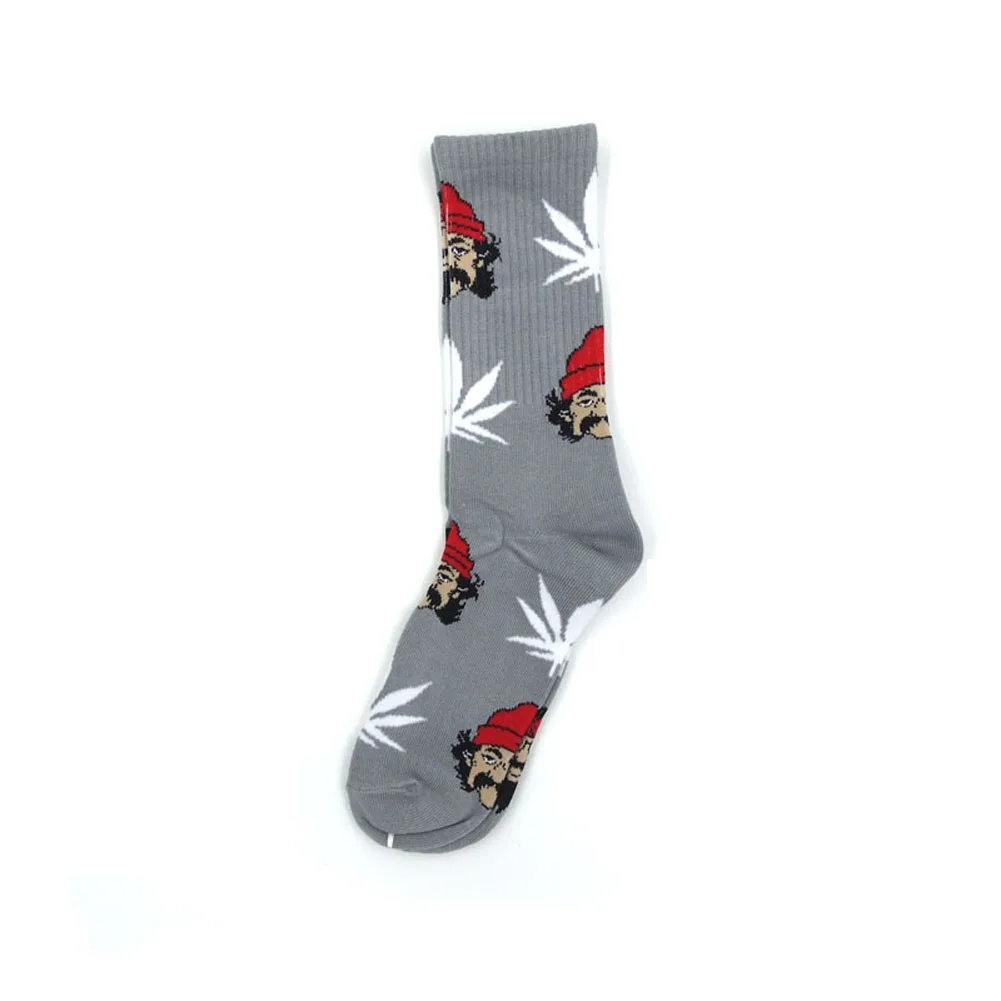 Мужские и женские комедии CHEECH& CHONG портрет сорняки Calcetines пират хлопок носки Мода Хип-Хоп Скейтборд Meias