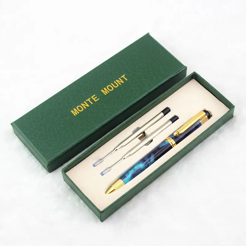 

high quality Executive Ballpoint pen set Golden Trim 0.7MM Roller ball Pen