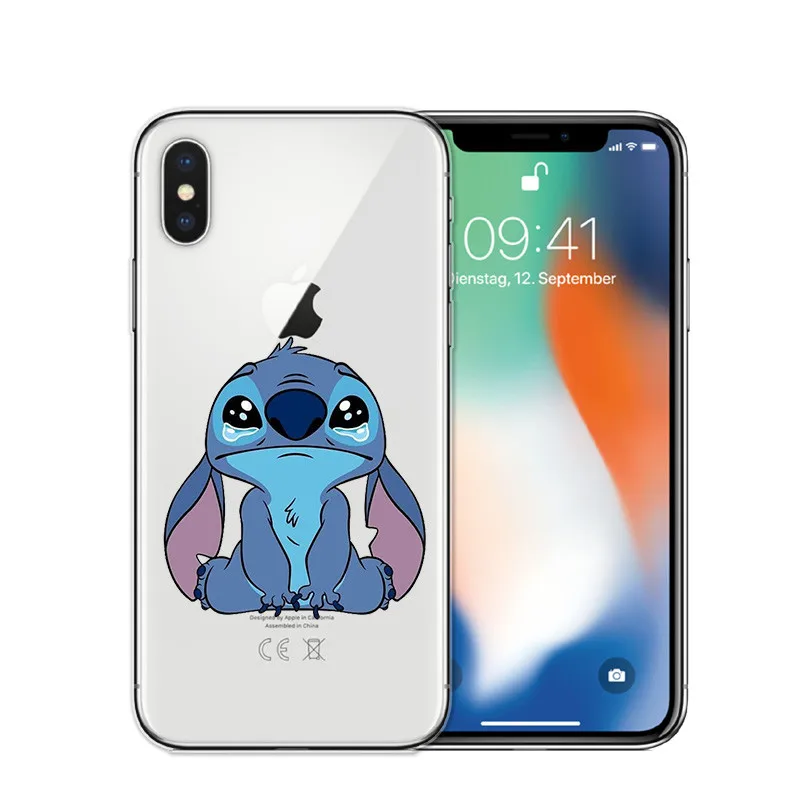 T5981 Чехол для телефона с рисунком стежка, чехол для iPhone 6 s 6 S 7 8 Plus X, Мягкий силиконовый чехол из ТПУ для iPhone XS MAX XR 5S SE, задняя крышка - Цвет: T5981