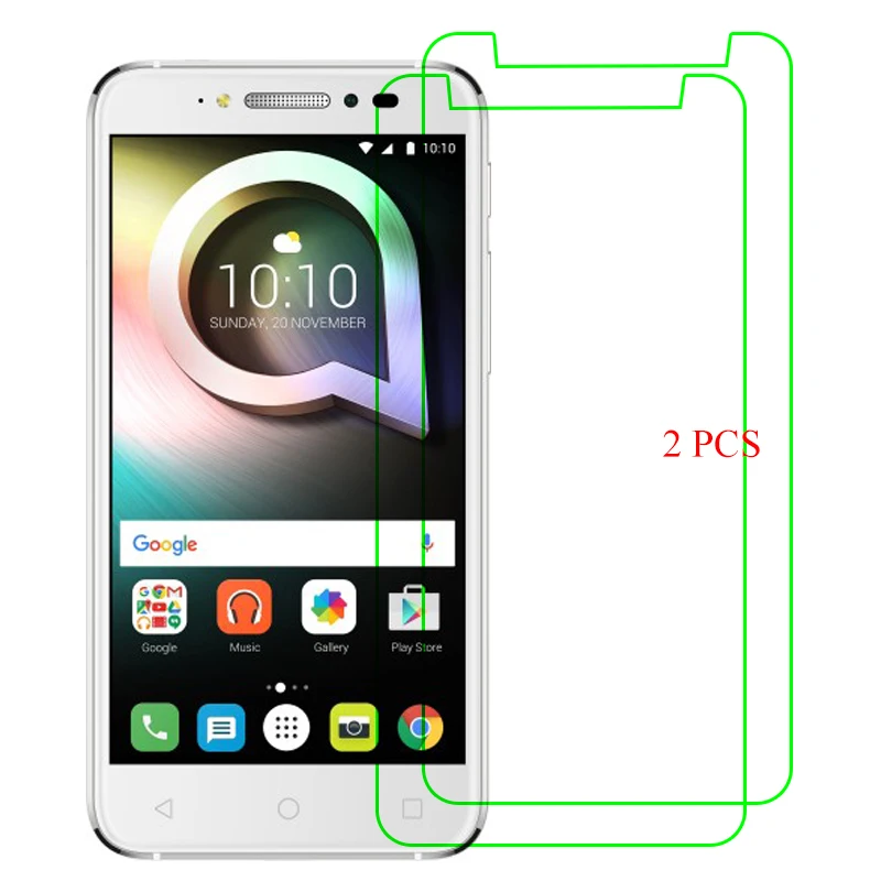 2 шт. закаленное стекло для Alcatel Shine Lite Защита экрана 5080X 5 0 дюймов стеклянная