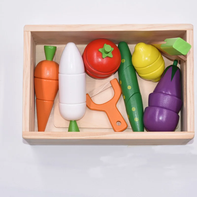 Новинка высокое качество Детские деревянные игрушки красочные кухонные ролевые