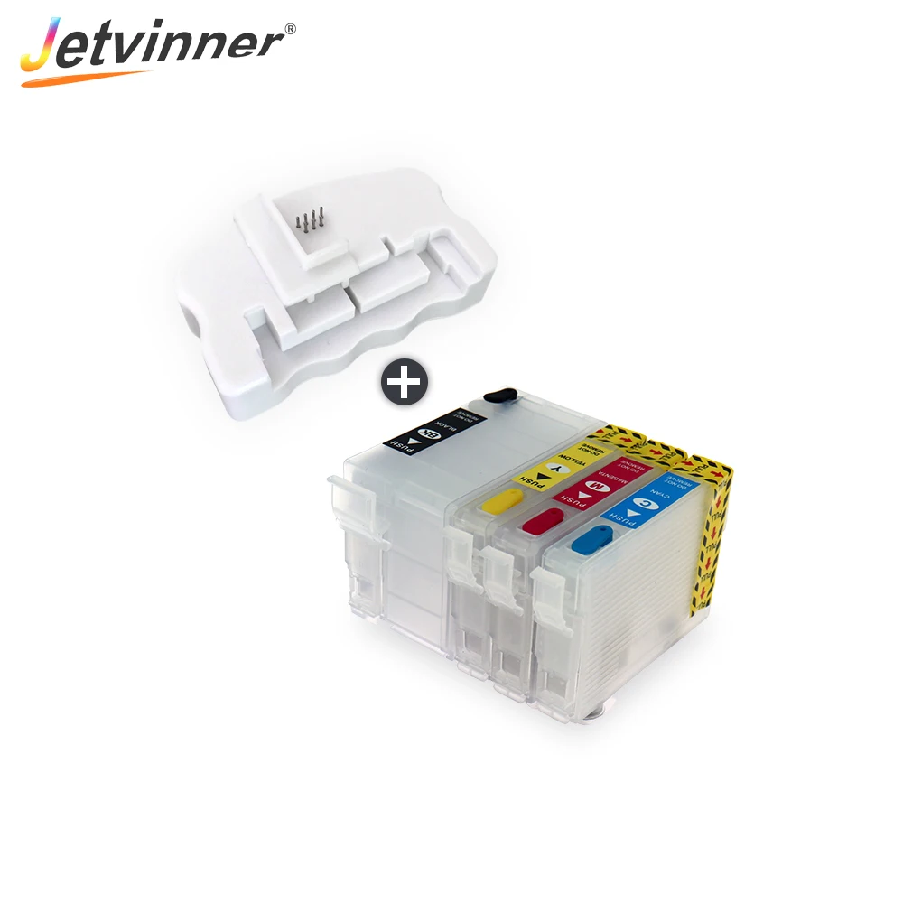Пополняемый картридж для принтеров Epson 3725dwf 3720dwf 4-цветный T34 34XL T3471 T3461 | Компьютеры
