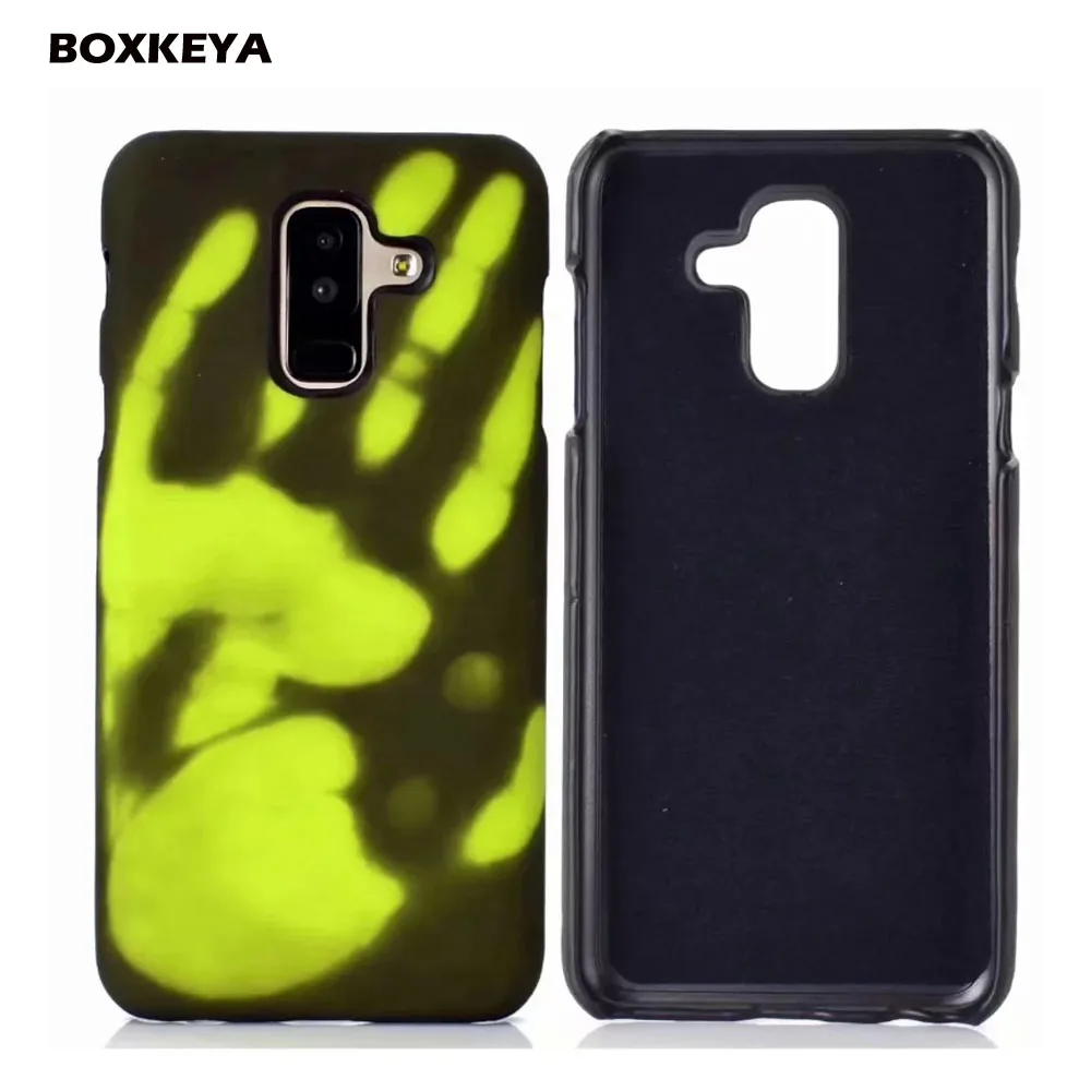 Чехол с термодатчиком для Samsung S20 M30 Note 10 Pro 9 8 S7 S8 S9 S10 Plus E A750 A90 80 70 40 50 A3 5 7 A51