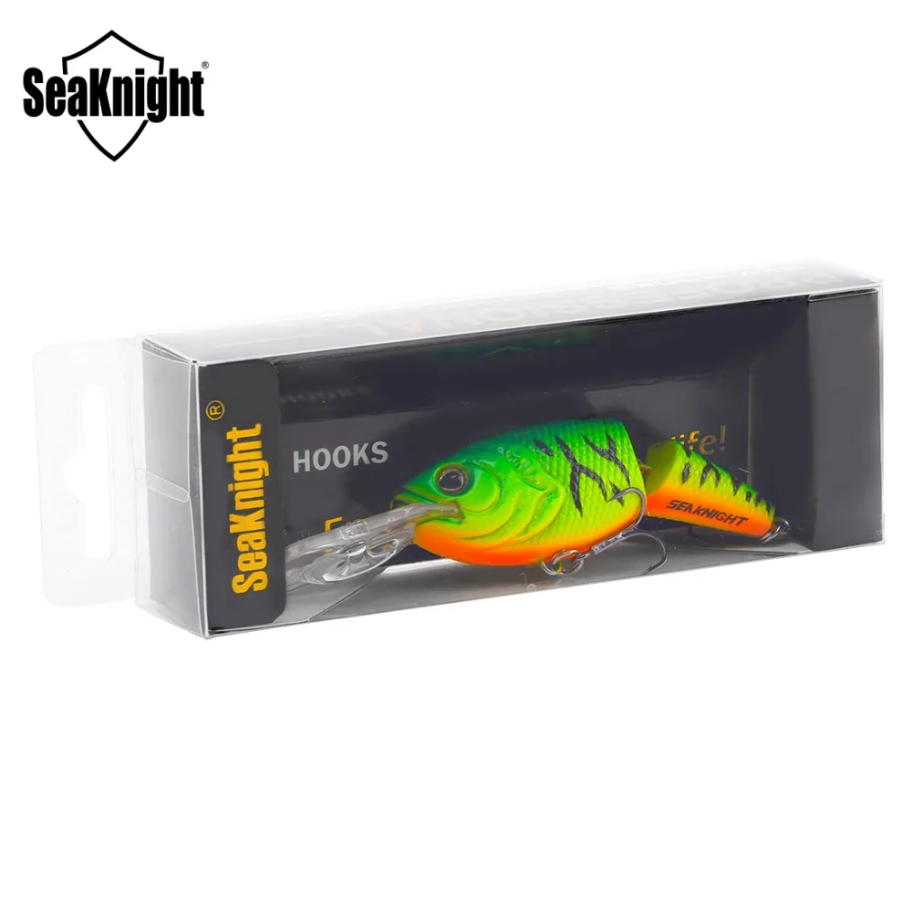SeaKnight SK028 1 шт. жесткая Рыболовная Приманка CrankBait 2 секции 13 5 г 70 мм Глубина